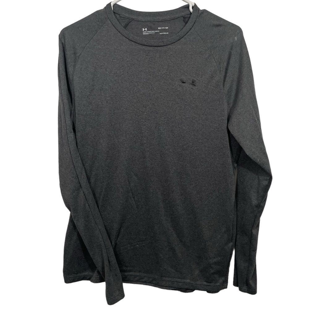 Under Armour Grey Long Sleeve Athletic T-Shirt
